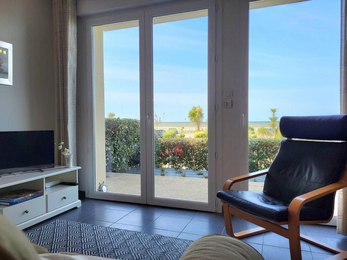 Appartement Rez-De-Jardin, Front De Mer, 4 Pers, Calme, Wifi Gratuit - Fr-1-465-46 Merville-Franceville-Plage Luaran gambar